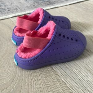 Native C6 Fleece Purple Shoes